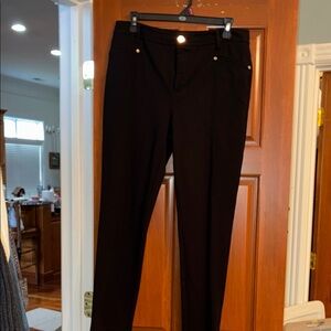 Elegant Black Women's Straight Leg Pants